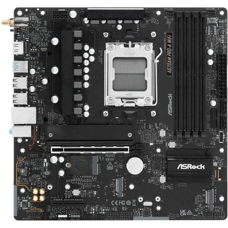 Carte mère Asrock A620AM PRO-A Wi-Fi AMD A620 Socket AM5 DDR5 Micro ATX Wi-Fi 6E RGB
