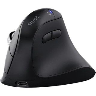 Souris Trust Vyran Sans Fil Vertical Bluetooth 4800DPI Noir Rechargeable