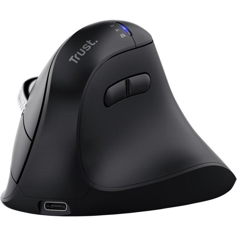 Souris Trust Vyran Sans Fil Vertical Bluetooth 4800DPI Noir Rechargeable