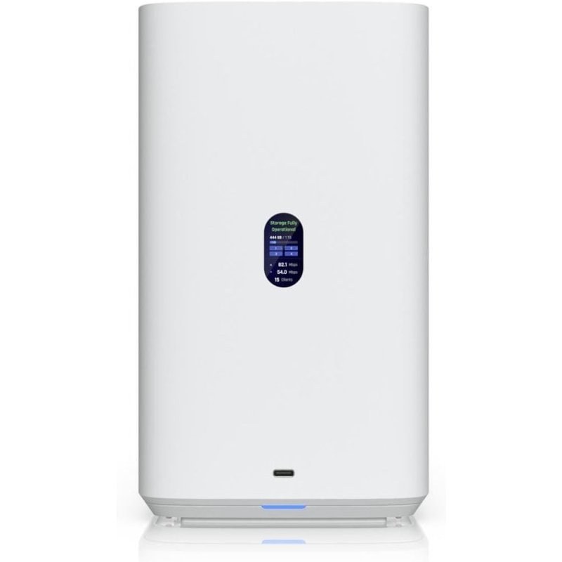 NAS de bureau Ubiquiti 4 baies ARM Cortex-A57 4 Go USB-C 2.5GBE blanc