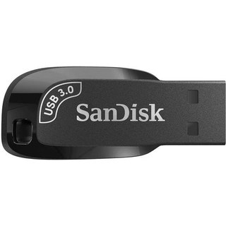 Clé USB SANDISK Ultra Shift 256 Go USB-A 3.2 Gen 1 Capless Noire