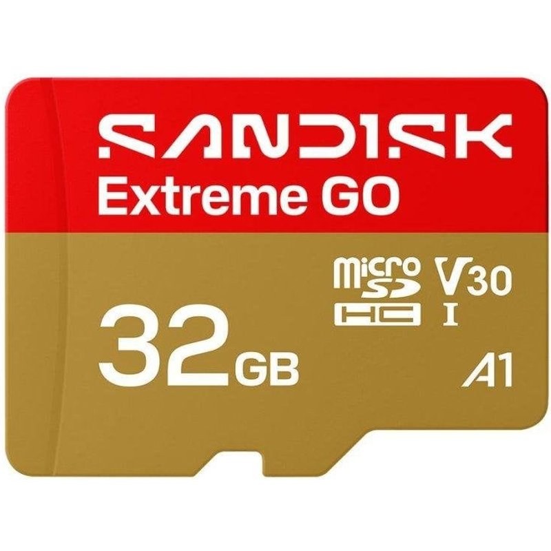 Carte mémoire Sandisk Extreme GO 32 Go UHS-I 100 MB/s Or Rouge