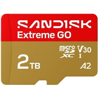 Carte mémoire Sandisk Extreme GO 2 To microSDXC UHS-I 240 MB/s V30 A2