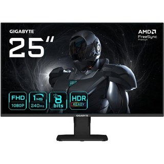 Écran PC GIGABYTE GS25F2A 25" Full HD 240 Hz IPS FreeSync Premium HDR10 1MS Haut-parleurs