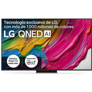 TV LG QNED 86QNED81A6A 86" 4K UltraHD 60 Hz Smart TV WebOS HDR10 Pro AI