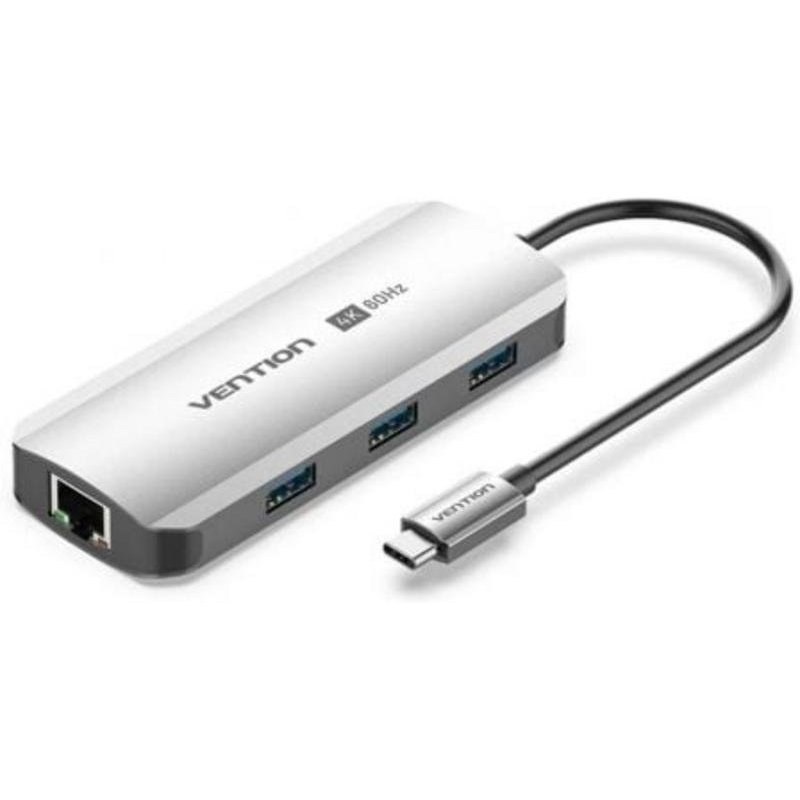 Station d'accueil Vention TQHHB USB-C 6-en-1 HDMI 4K PD 100W