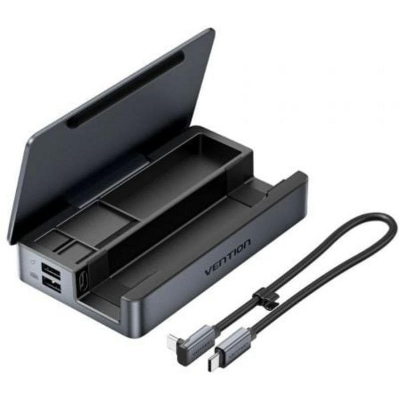 Station d'accueil Vention TPZH0 USB-C 2XHDMI 4K 3XUSB PD RJ45