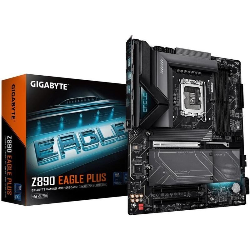 Carte mère GIGABYTE Z890 EAGLE PLUS Intel Z890 LGA1851 DDR5 ATX 2.5GBE USB4 PCIe 5.0 M.2