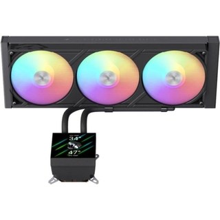 Refrigeración Líquida GameMax Glacier 360 LCD 395 mm 3 Ventilateurs LED Multicolore