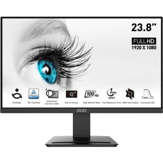 Écran PC MSI PRO MP2412DE 23,8" Full HD 100 Hz VA Sans Bordures FreeSync 1MS