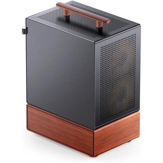 Boitier Jonsbo T7 Midi Tower Noir Bois ITX Fenetre Verre