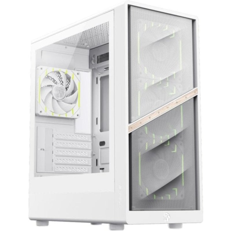 Tour Mini Gaming GameMax AERIS 330 MW Blanc ITX micro ATX RGB