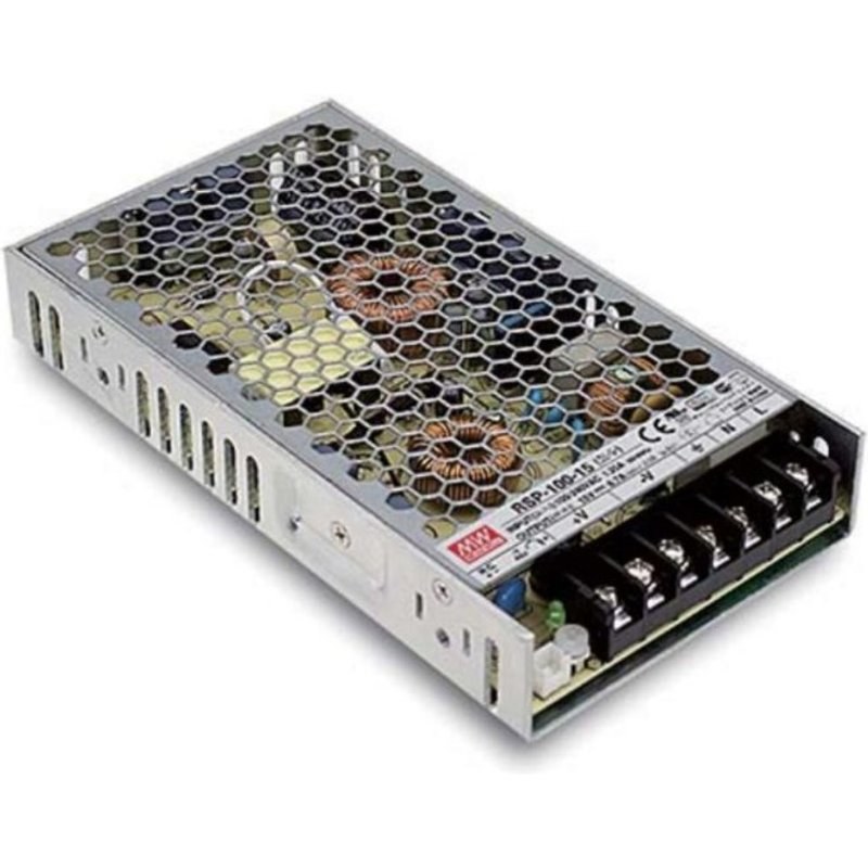 mean-well Fuente de Alimentación Mean Well RSP-100-15 100,5W Efficacité 87% Protection Complète