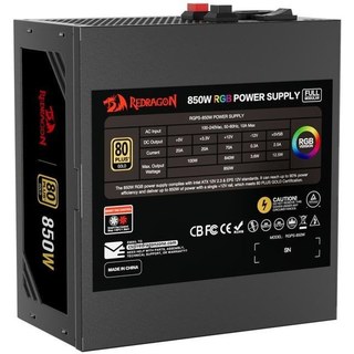 Fuente de Alimentación Redragon GC-PS007-1-V2 850W 80 Plus Gold RGB