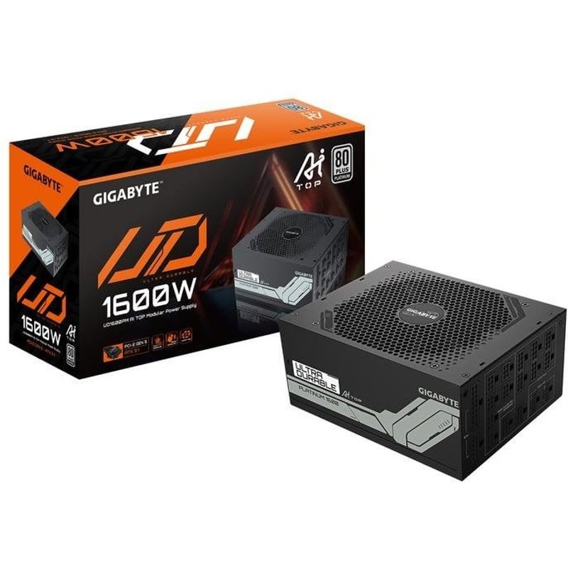 Fuente de Alimentación Gigabyte UD1600PM PG5 AI TOP 1600W 80 PLUS Platinum modulaire