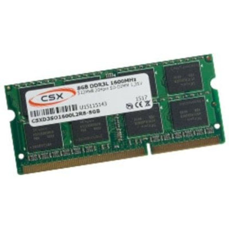 Mémoire RAM Compustocx CSXD3SO1333-2R8-8 Go 8 Go 1X8GO DDR3 1333 MHz CL9 SO-DIMM