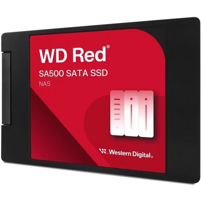 Disque Dur interne WD 2 To SATA 2.5 Red SA500 SSD 3D NAND pour NAS
