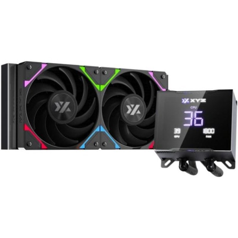 Refrigeración Líquida xyz HYDROTEMP 240 mm 2 Ventilateurs Vortex PRO A-RGB LCD
