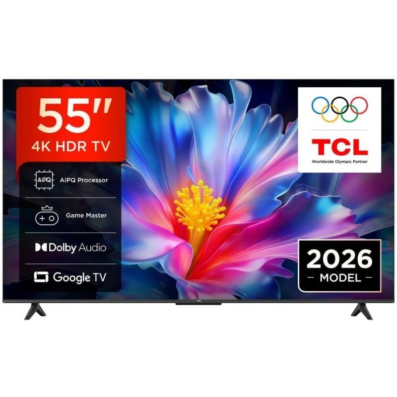 TV TCL LED P69L 55P6L 55" 4K UltraHD 60 Hz Smart TV Google TV HLG HDR Chromecast