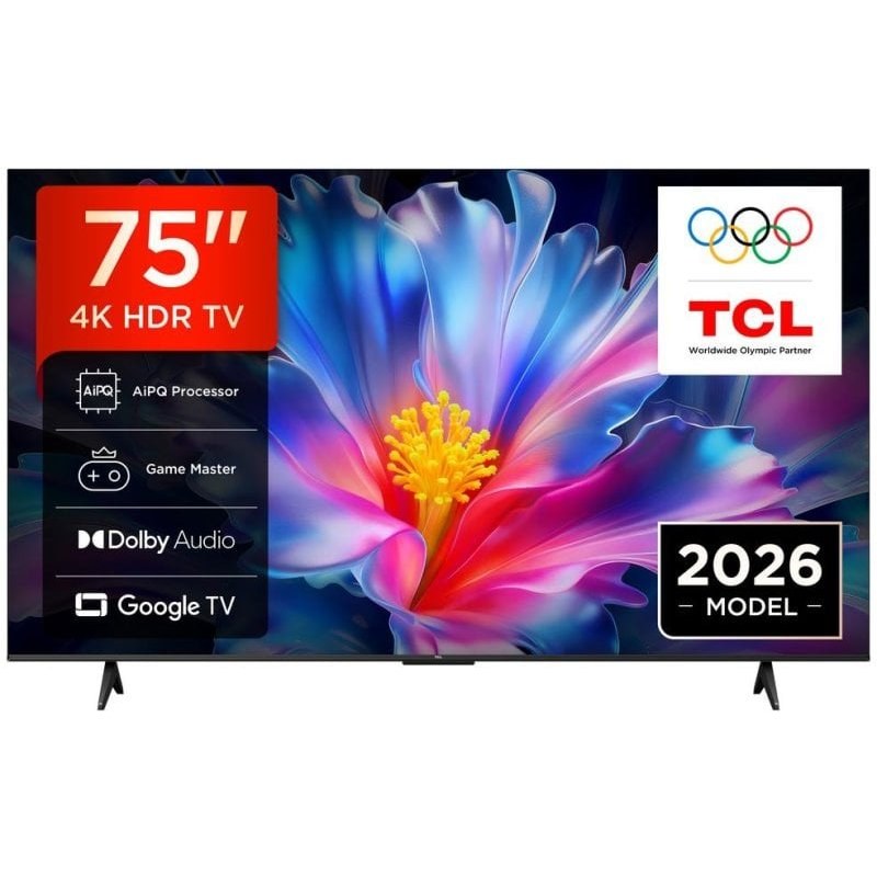 TV TCL LED P69L 75P6L 75" 4K UltraHD 60 Hz Smart TV Google TV HLG Chromecast
