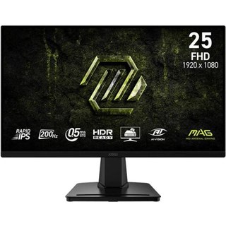 Écran PC MSI MAG 256F E20 24,5" Full HD 200 Hz Rapid IPS HDR10 0,5MS