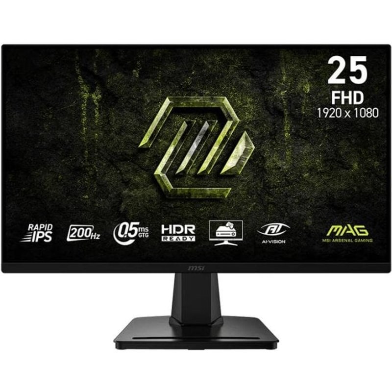 Écran PC MSI MAG 256F E20 24,5" Full HD 200 Hz Rapid IPS HDR10 0,5MS