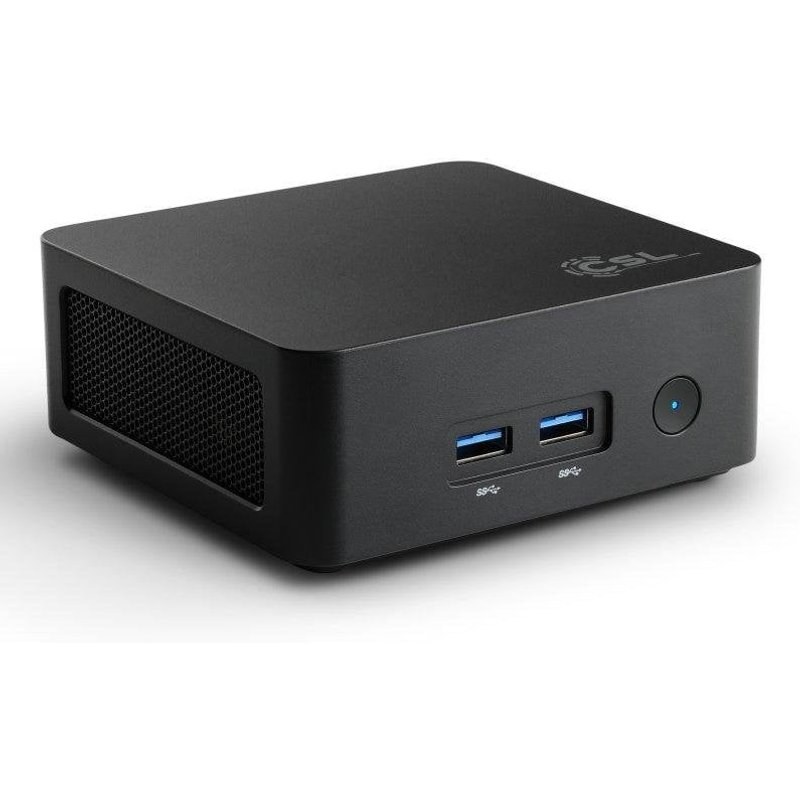 Mini PC CSL Narrow Box Black Intel N150 8 Go 500 Go SSD UHD Graphics Windows 11
