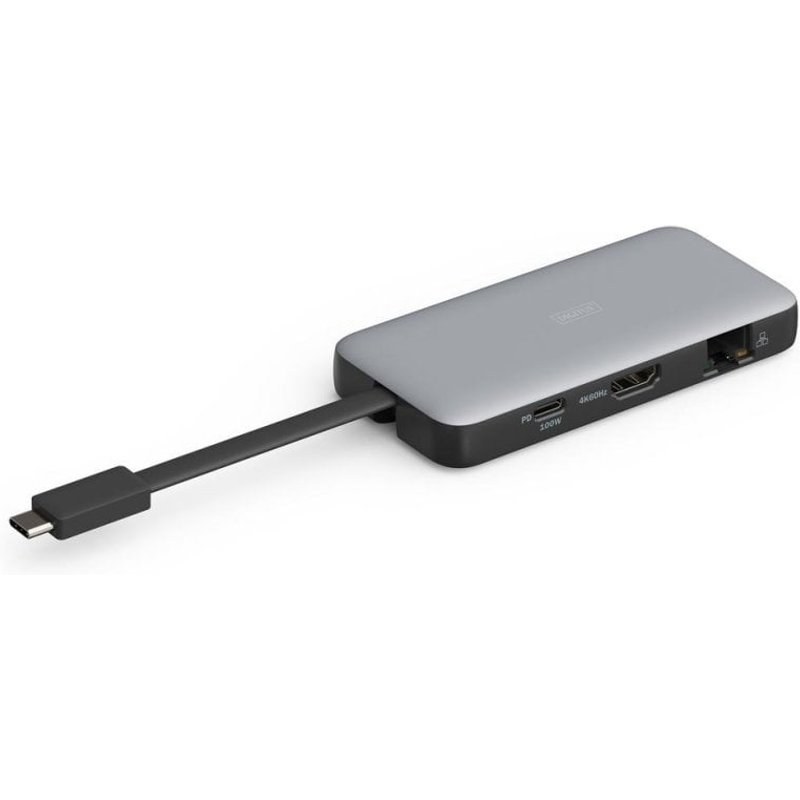Station d'accueil Digitus USB-C 7 ports HDMI 4K USB-A 3.2 Ethernet