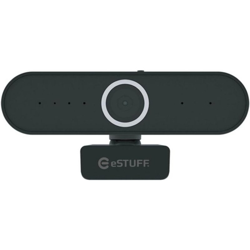 Caméra web eSTUFF GLB246250 Full HD 1080P 30 fps Noir
