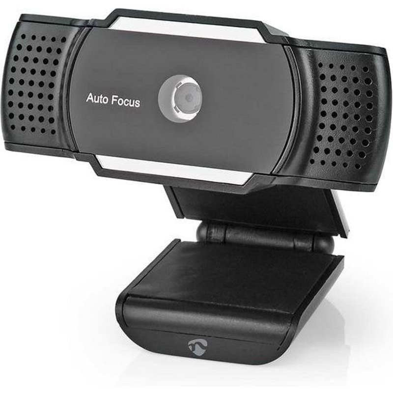 Caméra web Nedis WCAM110BK 5 MP Full HD USB 2.0 Noir