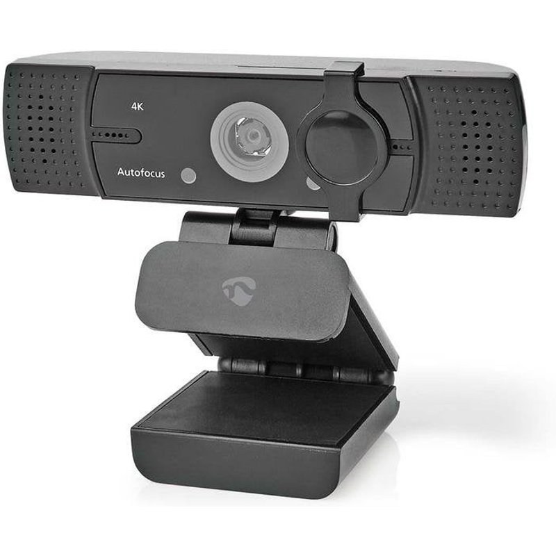 Caméra web Nedis WCAM120BK 4K Ultra HD USB 2.0 avec micro intégré