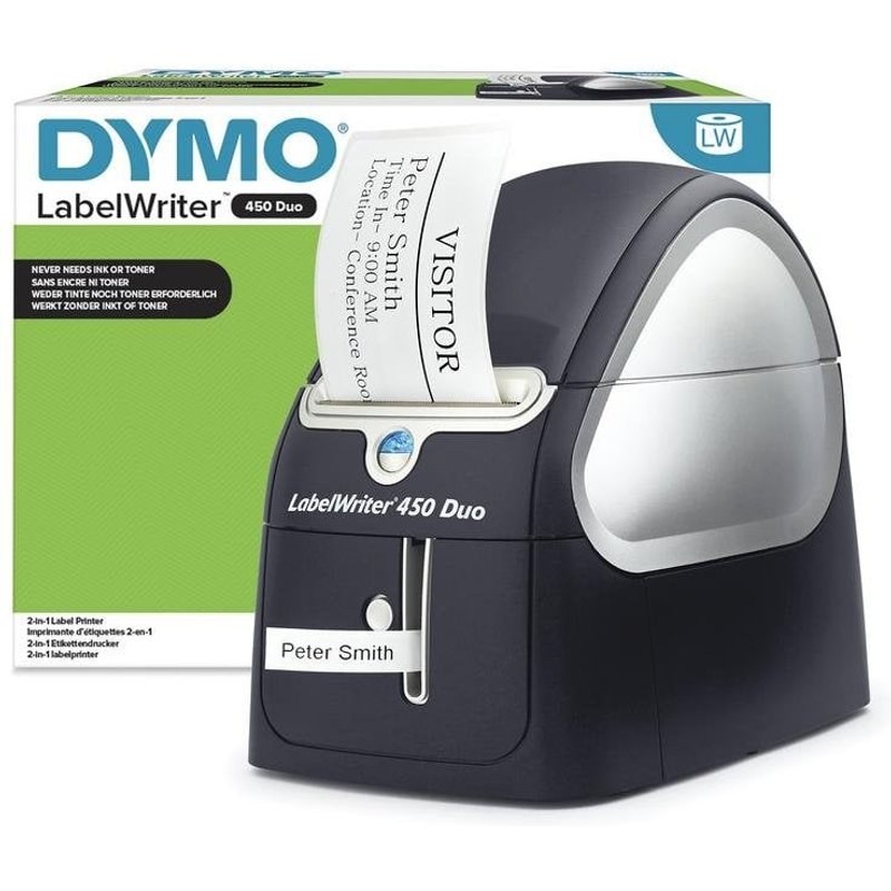 Imprimante thermique USB Dymo LabelWriter 450 Duo rapide pour PC et Mac