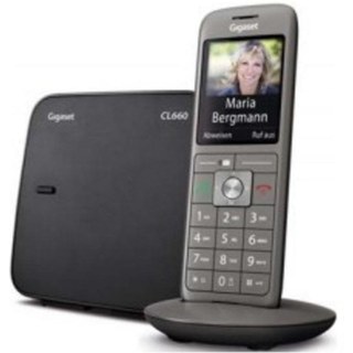 Téléphone Gigaset CL 660 DECT Sans Fil avec Haut-parleur et 400 Contacts