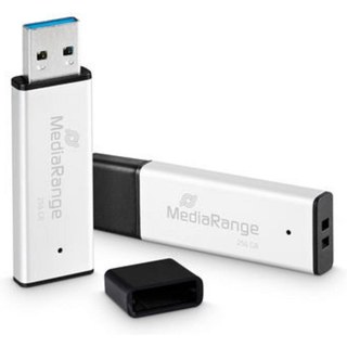 Clé USB MediaRange MR1903 256 Go USB 3.2 Gen 1 Noir Argent