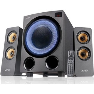 fd Haut-parleurs F&D 2.1 sans fil Bluetooth 5.0 76W avec subwoofer actif et FM