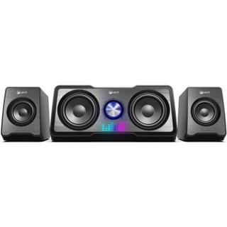 Haut-parleurs C-Tech 2.1 canaux USB 16 W avec contrôle rotatif compact