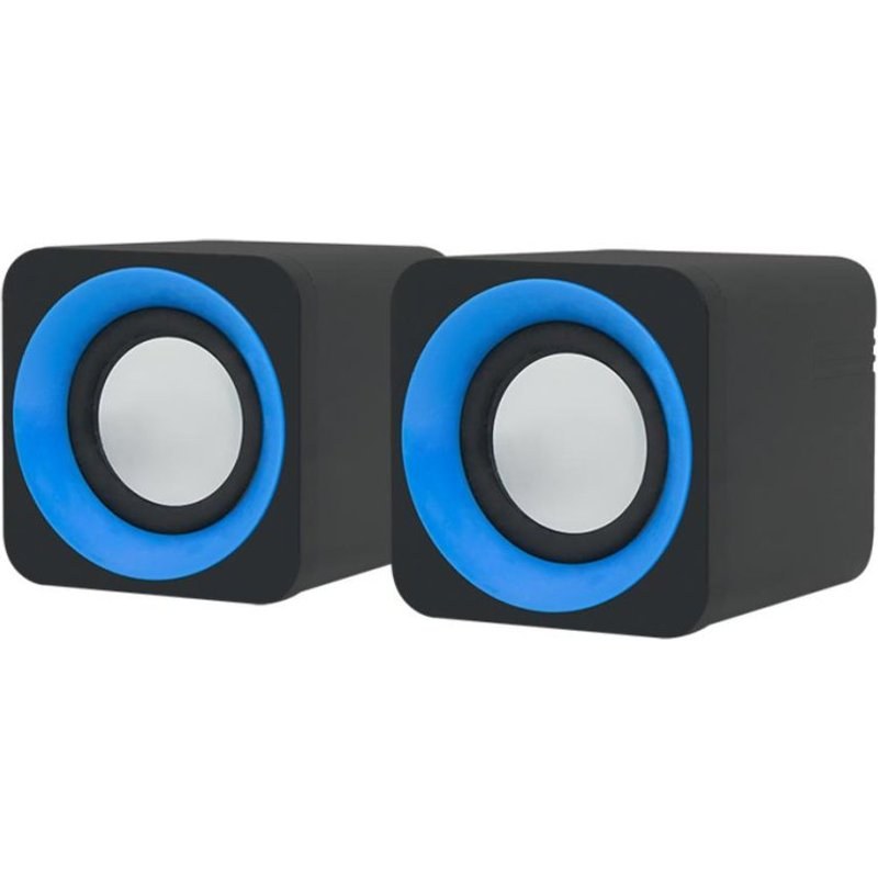 Haut-parleurs Blow 2 voies filaires 3W USB avec prise 3,5 mm multicolore