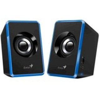 Haut-parleurs Genius filaires 3W avec USB et jack 3,5 mm noir