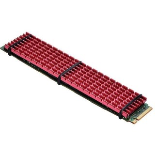 Refroidissement Gelid SubZero 100 mm dissipateur thermique rouge M.2 22110
