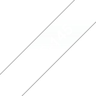 Cinta laminée Brother TZe-145 18 mm x 8 m blanc sur transparent gris