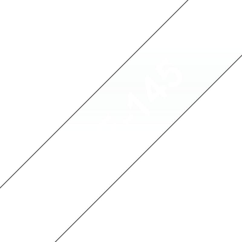 Cinta laminée Brother TZe-145 18 mm x 8 m blanc sur transparent gris