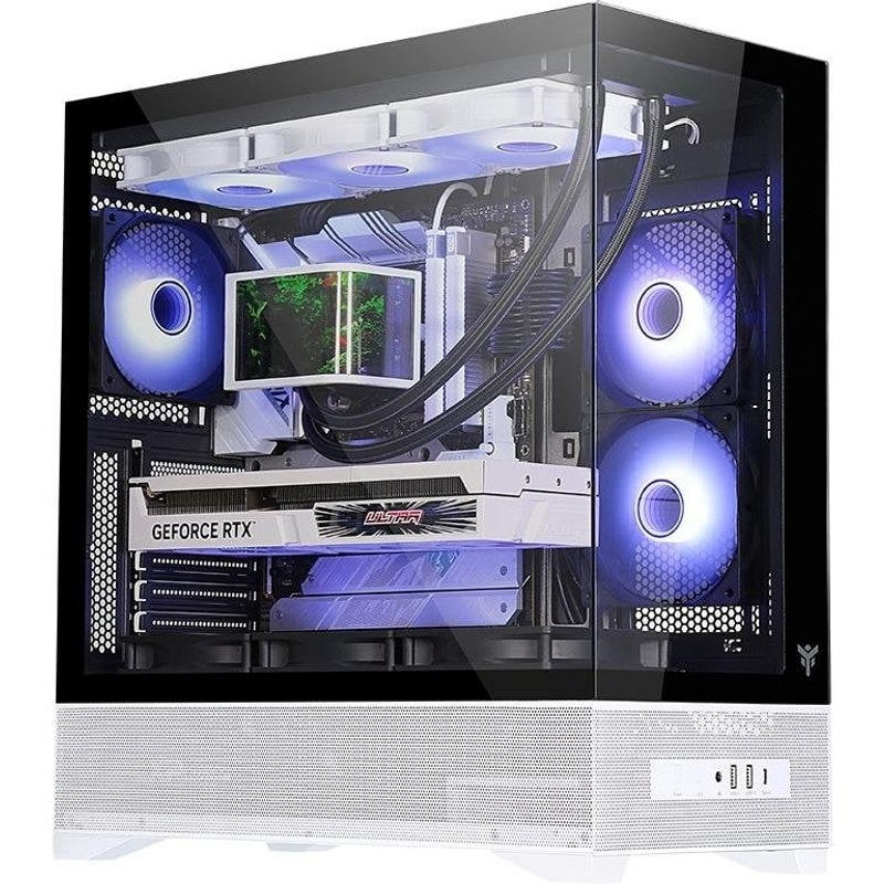 Carcasse PC Itek SHOWBUI 37B Tour ATX Fenêtre Latérale RGB