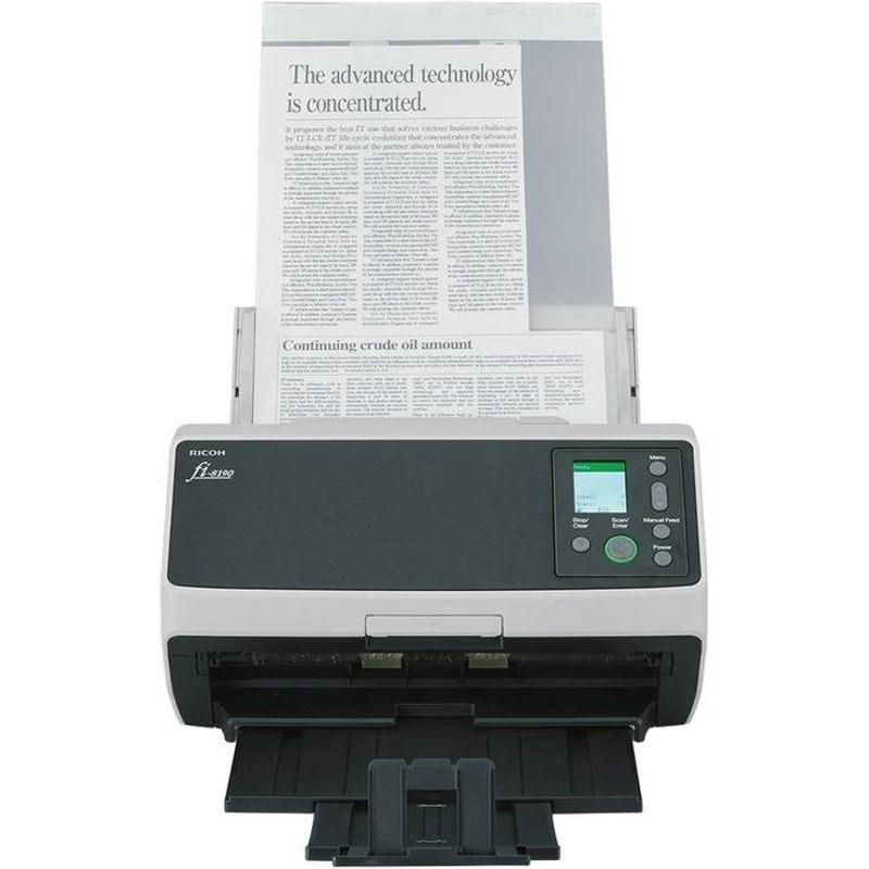 Scanner Fujitsu fi-8190 ADF 90 ppm Double Face USB 3.2 Gigabit LAN