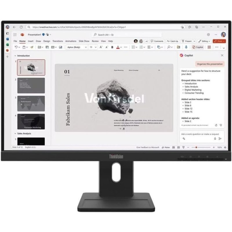 Écran PC Lenovo ThinkVision E22-40 21,5" Full HD 100 Hz IPS Réglable Hauteur