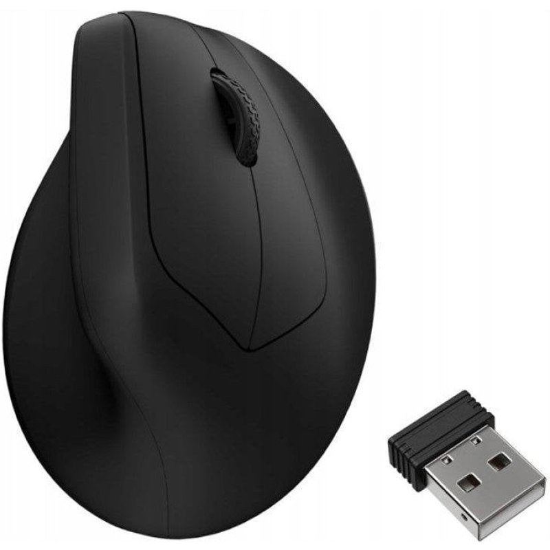 Souris Keychron M5-A29 Sans Fil Ultra Silencieuse 12000DPI Noir Ergonomique