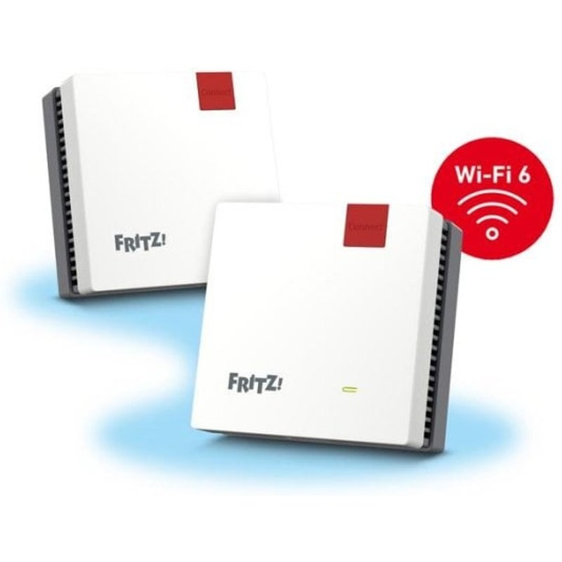 Système Wi-Fi Mesh Fritz! 1600 2-Pack Wi-Fi 6 Double Bande
