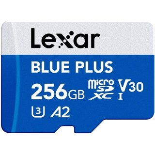 Carte MicroSD Lexar Blue Plus 256 Go UHS-I 170 MB/s Classe 3 V30 A2