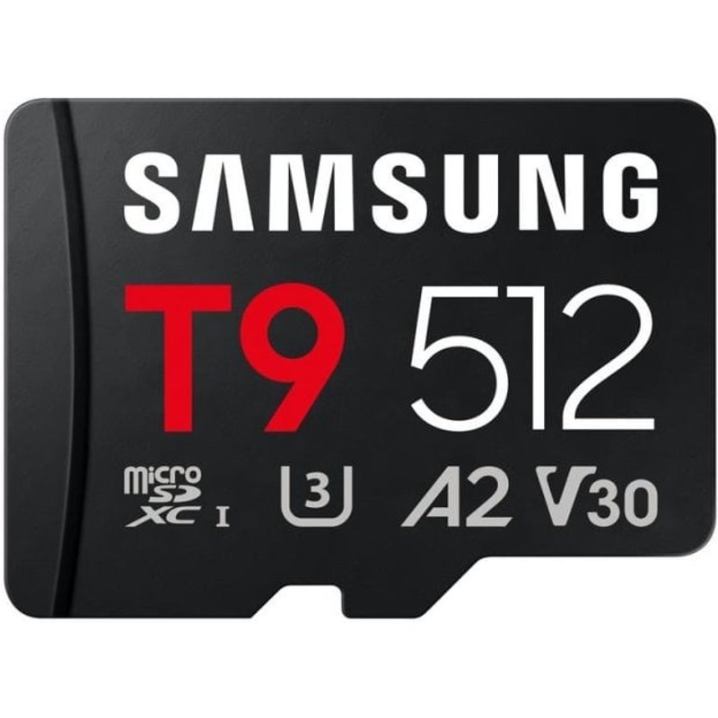 Carte MicroSD Samsung MB-MH512T/WW 512 Go UHS-I 200MB/s U3 V30 A2