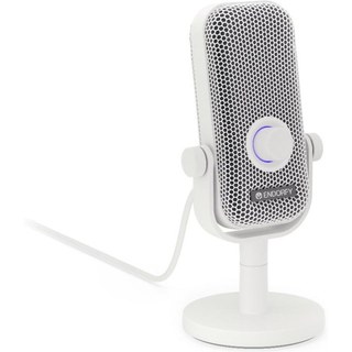 Microphone Endorfy Solum Voice S USB cardioïde avec contrôle rotatif et LED