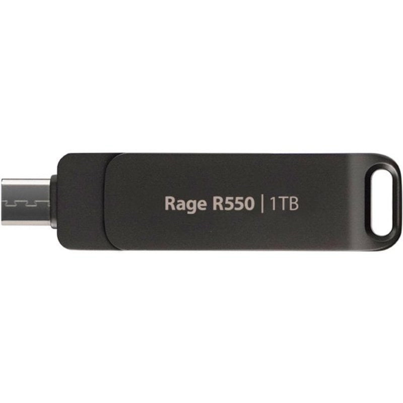 Clé USB Patriot Rage R550 1 To USB Type-A et Type-C 3.2 Gen 1 Noir